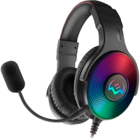 Гарнитура Sven AP-U1001MV, черный (USB, LED) [SV-019341]