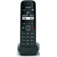 Трубка доп. Dect Gigaset AS690HX черный для AS690