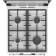 Плита Газовая Gorenje GGI5C23WF белый (стеклянная крышка) реш.чугун
