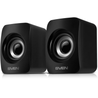 Компьютерная акустическая система Sven 130, чёрный, USB,   мощность 2x3 Вт(RMS) [SV-020224]