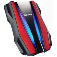 Внешний жесткий диск Portable HDD 1TB ADATA HD770G (Red), USB 3.2 Gen1, IP68, RGB lighting, 139x98x26mm, 270g /3 года/ [AHD770G-1TU32G1-CRD]