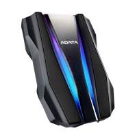 Внешний жесткий диск Portable HDD 2TB ADATA HD770G (Black), USB 3.2 Gen1, IP68, RGB lighting, 139x98x26mm, 270g /3 года/ [AHD770G-2TU32G1-CBK]