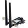 Сетевой адаптер Wi-Fi + Bluetooth Asus PCE-BE6500 BE6500 PCI Express (ант.внеш.съем) 2ант.