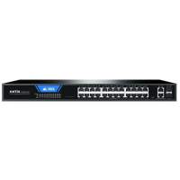 Коммутатор Netis ST228GPR-2G2S (L2) 26x1Гбит/с 2SFP 24PoE 375W настраиваемый