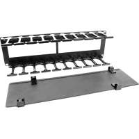 Кабельный органайзер горизонтальный ЦМО ГКО-П-2-9005 пальцы 2U шир.:19