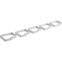 Кабельный органайзер горизонтальный ЦМО СБ-5 односторонний кольца 1.5U шир.:0.63