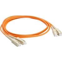 Патч-корд Lanmaster LAN-2SC-2SC/OM3-1.0 2x CS дуплекс-CS дуплекс 1м LSZH оранжевый
