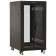 Шкаф коммутационный Hyperline (TTBR-1868-DD-RAL9004) напольный 18U 600x800мм пер.дв.перфор.2ств. задн.дв.перфор.2-хст. 800кг черный 710мм 988мм IP20 сталь