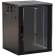 Шкаф коммутационный Hyperline (TWB-2766-GP-RAL9004) настенный 27U 600x600мм пер.дв.стекл 2 бок.пан. 60кг черный 520мм 49.9кг 180град. 1304мм IP20 сталь
