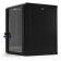Шкаф коммутационный Hyperline (TWB-2766-GP-RAL9004) настенный 27U 600x600мм пер.дв.стекл 2 бок.пан. 60кг черный 520мм 49.9кг 180град. 1304мм IP20 сталь