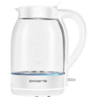 Чайник электрический Polaris PWK 1797CGL 1.8л. 2200Вт белый корпус: пластик/стекло