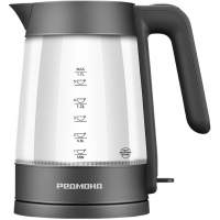 Чайник электрический Redmond KG252 1.7л. 2200Вт серый корпус: пластик/стекло