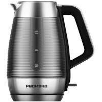 Чайник электрический Redmond KG253 1.5л. 2200Вт хром корпус: нерж.сталь/стекло