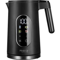 Чайник электрический Red Solution AM108D 1.7л. 2000Вт черный корпус: металл/пластик