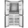 Холодильник Weissgauff WCD 450 Bru Steel Glass NoFrost Inverter 3-хкамерн. сталь мат.