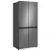 Холодильник Weissgauff WCD 450 Bru Steel Glass NoFrost Inverter 3-хкамерн. сталь мат.