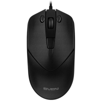Мышь Sven RX-95 чёрная (кн. копировать-вставить. 5+1кл. 1000-4000 DPI, кор.) [SV-020323]