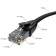 GCR Патч-корд прямой 7.5m UTP кат.6, черный, 24 AWG, ethernet high speed, RJ45, T568B, GCR-52535