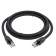 GCR Патч-корд прямой 20.0m UTP кат.6, черный, 24 AWG, ethernet high speed, RJ45, T568B, GCR-52538