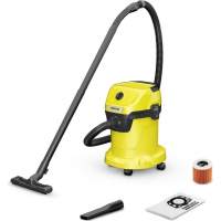 Строительный пылесос Karcher WD 3 V-17/4/20 1000Вт (уборка: сухая/сбор воды/выдув) желтый