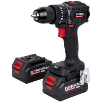 Дрель-шуруповерт Elitech CD 20ISL2 (E2201.041.02) 80Вт аккум. патрон:быстрозажимной (кейс в комплекте) (205723)
