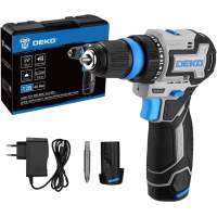 Дрель-шуруповерт Deko Loner 12V Pro аккум. патрон:быстрозажимной (кейс в комплекте) (085-1122)