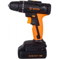 Дрель-шуруповерт Вихрь ДА-18Л-2КУ/Б аккум. патрон:быстрозажимной (кейс в комплекте) (72/14/23)