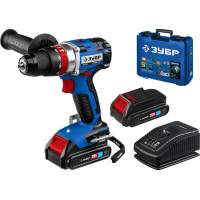 Дрель-шуруповерт Зубр DBS-201-22 аккум. патрон:быстрозажимной (кейс в комплекте)