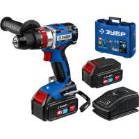 Дрель-шуруповерт Зубр DBS-201-42 аккум. патрон:быстрозажимной (кейс в комплекте)