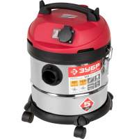 Строительный пылесос Зубр ПУ-20-1400 М3 1400Вт (уборка: сухая/влажная) серый