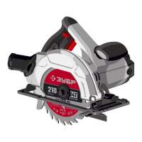 Циркулярная пила (дисковая) Зубр ПД-75 2000Вт (ручная) D диска.:210мм