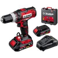 Дрель-шуруповерт Зубр ДШЛ-145-22 аккум. патрон:быстрозажимной (кейс в комплекте)
