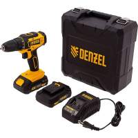 Дрель-шуруповерт Denzel CDL-18-02BM 1200Вт аккум. патрон:быстрозажимной (кейс в комплекте) (26116)