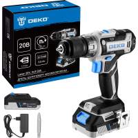 Дрель-шуруповерт Deko Loner 20 V аккум. патрон:быстрозажимной (085-1005)