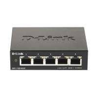 Коммутатор D-LINK управляемый, 5 портов, уровень 2, настенный, настольный