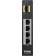 Коммутатор/ DIS-100G-5PSW Unmanaged Industrial Switch 4x1000Base-T PoE, 1x1000Base-X SFP, PoE Budget up to 120W, Surge 2KV, DIN-Rail, metal case IP30, -40 to 75°C, only DC power, w/o power supply