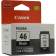 Струйный картридж Canon PG-46 черный, 400 стр., для Canon PIXMA E404/E464