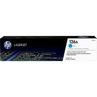 Тонер-картридж HP 126A голубой, 1000 стр., для HP LaserJet CP1025/CP1025nw/100 175a/175nw/M275