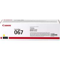 Тонер-картридж Canon 067 Y желтый, 1250 стр., для Canon i-SENSYS LBP631CW LBP631/LBP633Cdw LBP633/MF651Cw MF651/MF655Cdw MF655/MF657Cdw MF657