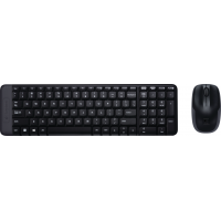 Набор клавиатура + мышь Logitech Wireless Desktop MK220 (USB, FM, keyboard:2xAAA, mouse:optical, 1000dpi, 3btn+Roll, 1xAA) Retail [920-003169]