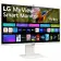 Монитор LG MyView 32SR85U-W 31.5'' 4K UHD Smart Monitor, IPS, 400cd/m2, 16:9, 5мс (GtG), 60Hz, 178/178, speakers 5Wx2, webcamera, внешний БП, USB Type-C(90W), 2xHDMI, USB, VESA 100x100 mm, HAS, webOS