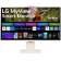 Монитор LG MyView 32SR85U-W 31.5'' 4K UHD Smart Monitor, IPS, 400cd/m2, 16:9, 5мс (GtG), 60Hz, 178/178, speakers 5Wx2, webcamera, внешний БП, USB Type-C(90W), 2xHDMI, USB, VESA 100x100 mm, HAS, webOS