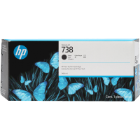 HP 738 300-ml Black DesignJet Ink Cartridge