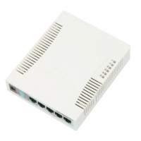 Коммутатор/ RB260GSP 5x Gigabit PoE out Ethernet Smart Switch, SFP cage, plastic case, SwOS