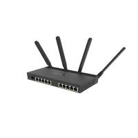 Точка доступа/ RB4011iGS+5HacQ2HnD-IN Powerful 10xGigabit port router with a Quad-core 1.4Ghz CPU, 1GB RAM, SFP+ 10Gbps cage, dual band 2.4GHz / 5GHz 4x4 MIMO 802.11a/b/g/n/ac wireless and desktop case