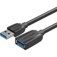 Удлинитель -Vention USB 3.0 AM/AF - 1.5м Black Edition [VAS-A45-B150]