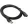 Удлинитель -Vention USB 3.0 AM/AF - 1.5м Black Edition [VAS-A45-B150]