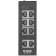 Коммутатор/ DIS-100G-10S Unmanaged Industrial Switch 8x1000Base-T, 2x1000Base-X SFP, Surge 6KV, Alarm relay, DIN-Rail, metal case IP40, -20 to 65°C, only DC power, w/o power supply