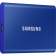 Внешние HDD и SSD Samsung External SSD T7, 1000GB, Type-C, USB 3.2 Gen2, R/W 1050/1000MB/s, 85x57x8mm, Indigo Blue [MU-PC1T0H/WW]