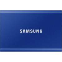 Внешние HDD и SSD Samsung External SSD T7, 2000GB, Type-C, USB 3.2 Gen2, R/W 1050/1000MB/s, 85x57x8mm, Indigo Blue [MU-PC2T0H/WW]
